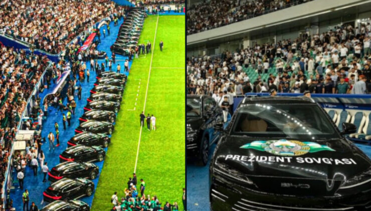 Tarihi başarıya Cumhurbaşkanından jest: Tüm futbolculara araba hediye edildi!