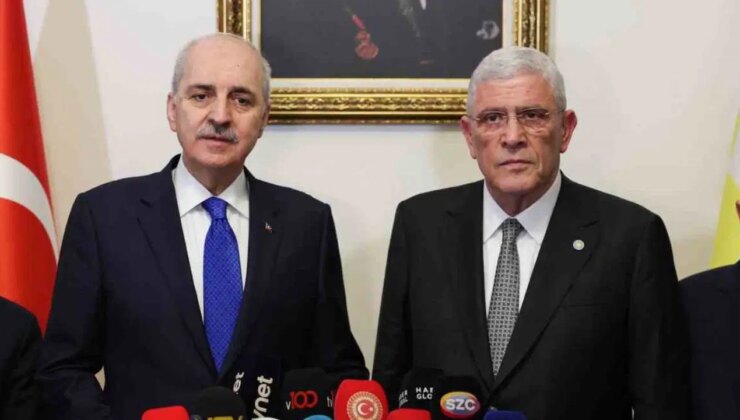 TBMM Başkanı Kurtulmuş ile İYİ Parti Genel Başkanı Dervişoğlu görüşmesi başladı