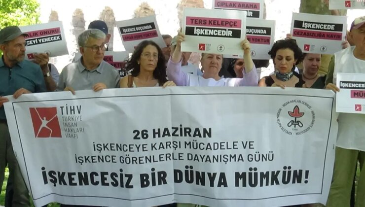 TİHV ve İHD ‘İşkencesiz bir dünya’ için Saraçhane’de toplandı