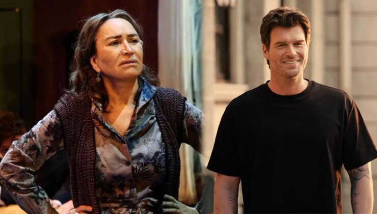 Tiyatro oyununu izlemeye gitti: Kıvanç Tatlıtuğ ile Demet Akbağ’dan kulis pozu