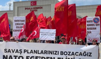 TKH’den İpsala Sınır Kapısı’nda NATO eylemi: ‘Halkların katillerine ne toprak ne de su!’