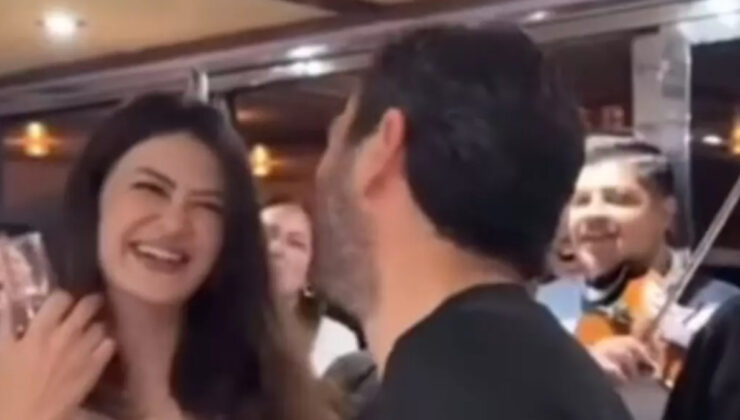 Uzak Şehir’in Cihan Albora’sı Ozan Akbaba kutlamada! Eşini öpmeye doyamadı