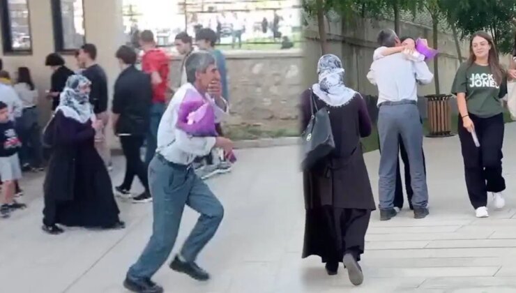 YKS çıkışında kızını çiçeklerle karşılamıştı… O anları anlattı