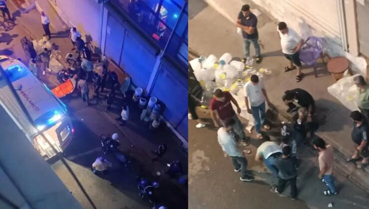 Yolda yürürken kurşunların hedefi oldu!