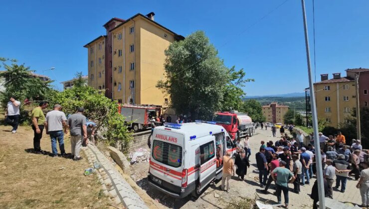 Zonguldak’ta apartman dairesinde patlama: Yaralılar var!