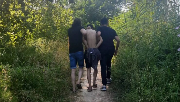 18 yıl hapis cezasıyla aranıyordu: Denizde yüzerken yakalandı