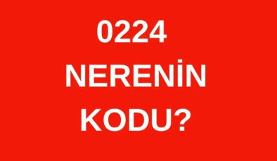 224 hangi şehrin alan kodu? 0224 nerenin telefon kodu?