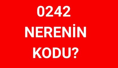242 hangi şehrin alan kodu? 0242 nerenin telefon kodu?