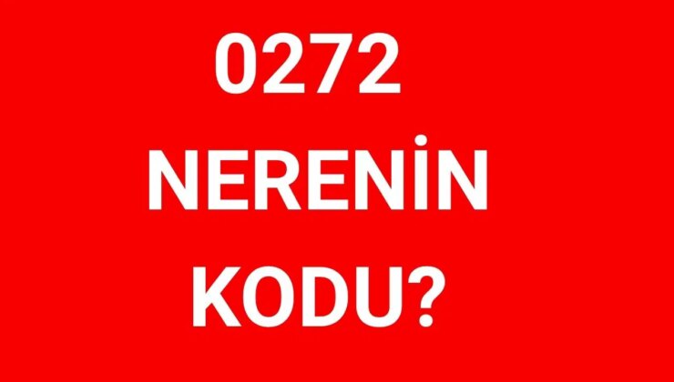 272 hangi şehrin alan kodu? 0272 nerenin telefon kodu?