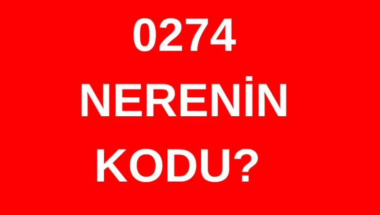 274 hangi şehrin alan kodu? 0274 nerenin telefon kodu?