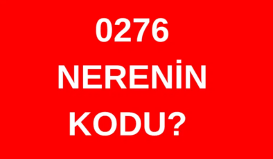 276 hangi şehrin alan kodu? 0276 nerenin telefon kodu?