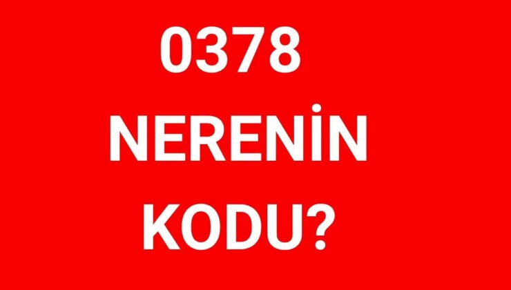 378 hangi şehrin alan kodu? 0378 nerenin telefon kodu?