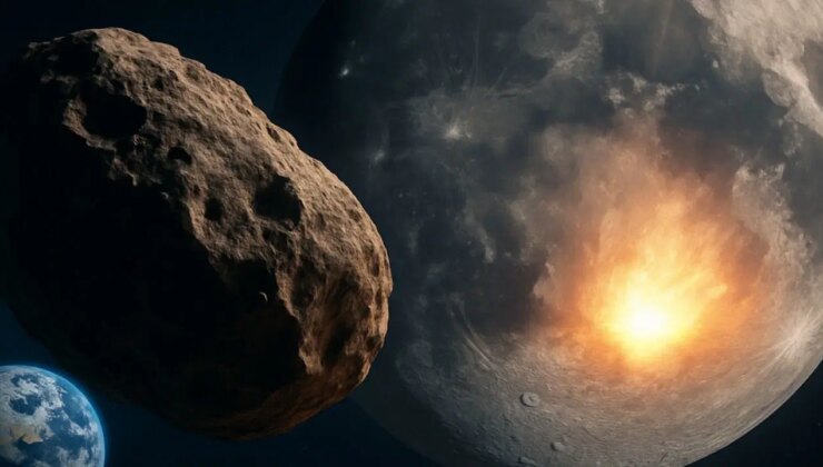 5 bin yılda bir görülüyor: Ay’a dev bir asteroit çarpabilir