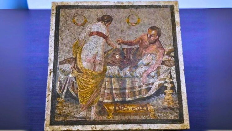80 yıl önce çalınan 2 bin yıllık mozaik yeniden Pompeii’de