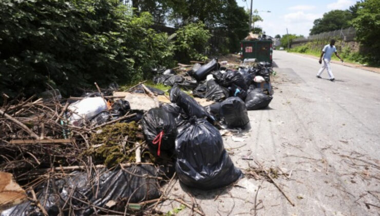 ABD’de grev krizi: Philadelphia şehrinde çöp yığınları oluştu
