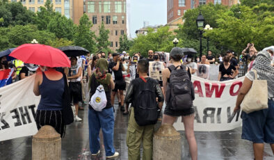 ABD’de Trump ve Netanyahu karşıtı protesto: Özgür Filistin, Özgür İran