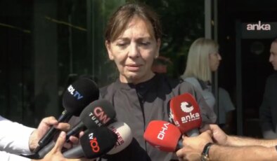 Altan Öymen’in kızı Aslı Öymen’den hastane önünde açıklama