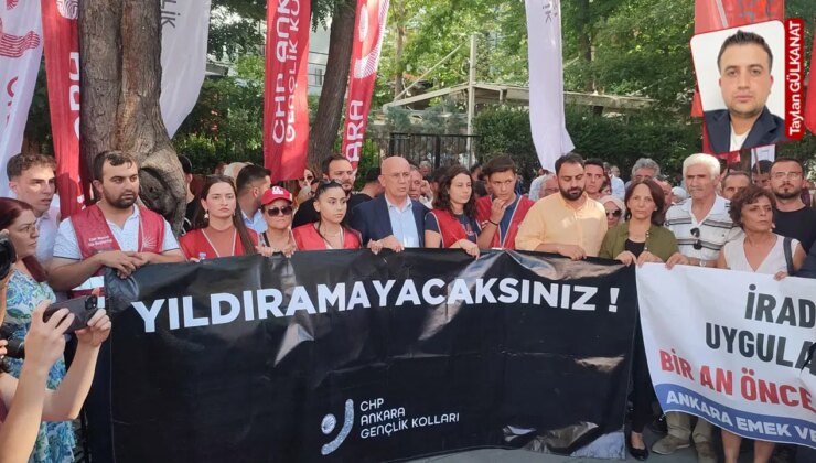 Ankara Emek ve Demokrasi Güçleri CHP’ye yönelik operasyona karşı toplandı