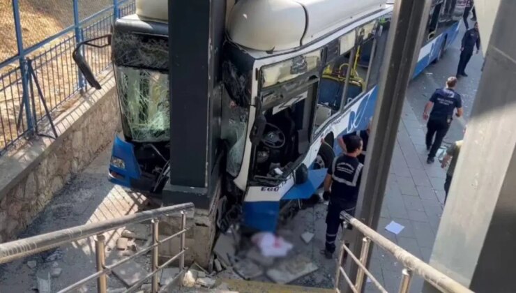 Ankara’da belediye otobüsü kaza yaptı: 26 yolcu yaralandı!