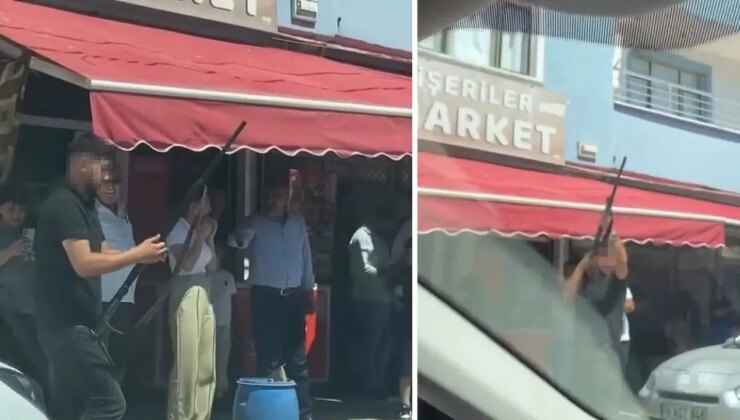 Asker uğurlamasında mermi yağmuru: Tüfekle ateş açtılar!