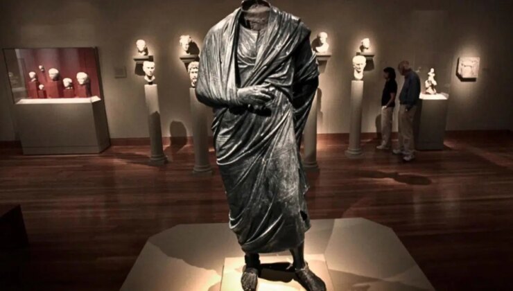 Aurelius’un heykeli 65 yıl sonra Türkiye’de