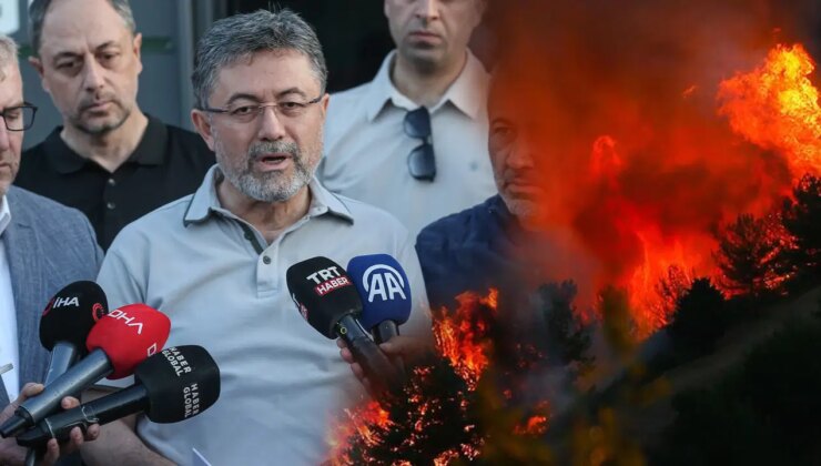 Bakan Yumaklı: Hatay, İzmir ve Manisa’daki yangınlar kısmen kontrol altında