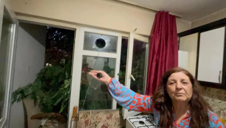 Balkonda kahve içerken üzerine ağaç devrildi