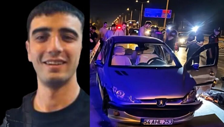 Bariyerlere çarpan otomobilin sürücüsü öldü