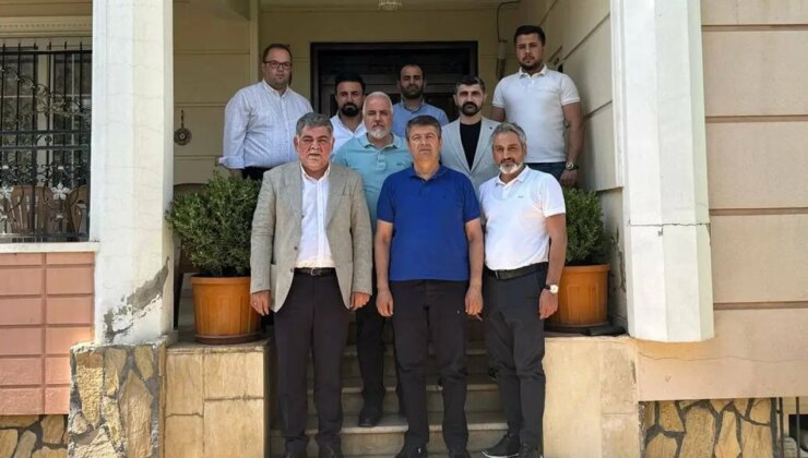 Baro başkanlarından Abdurrahman Tutdere’ye dayanışma ziyareti