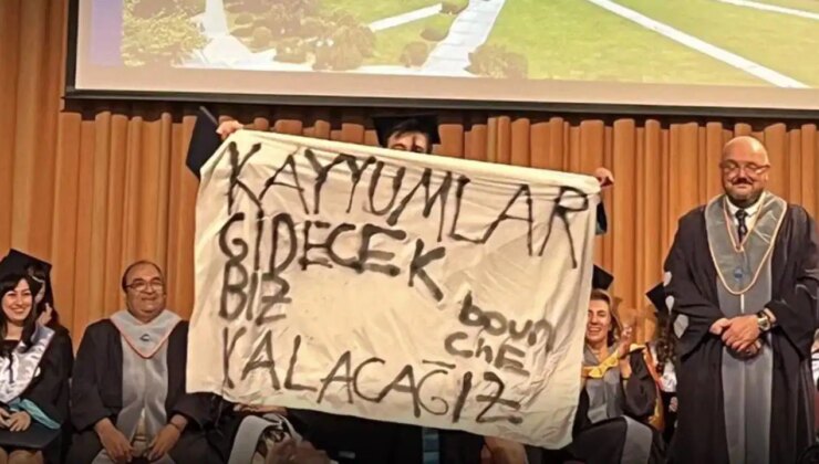 Boğaziçili Kaşkaloğlu’na pankart cezası: Yüksek lisans kabulü iptal edildi