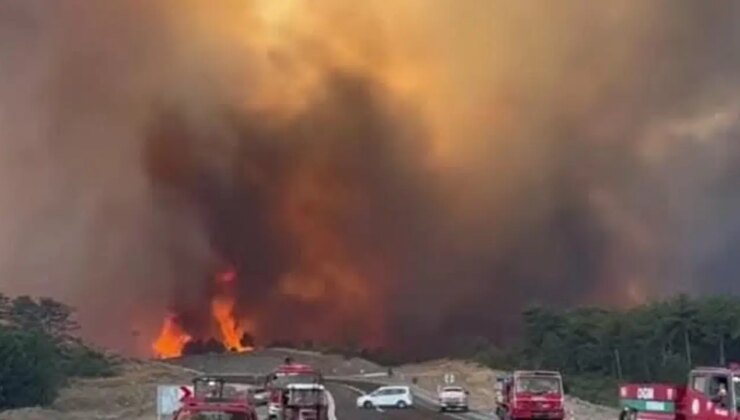 Bursa Orhaneli’de yangın yeniden alevlendi! Tahliye edilen mahalle sayısı 6’ya yükseldi
