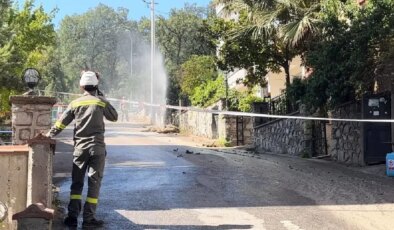 Bursa’da kazı sırasında doğal gaz borusu patladı: Yaralılar var!