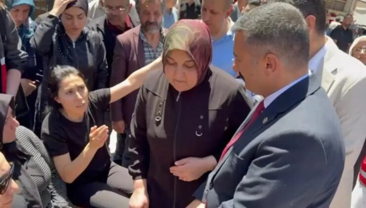 Cenazede şehit ablasının isyanı… ‘AK Partili kimseyi görmek istemiyorum’