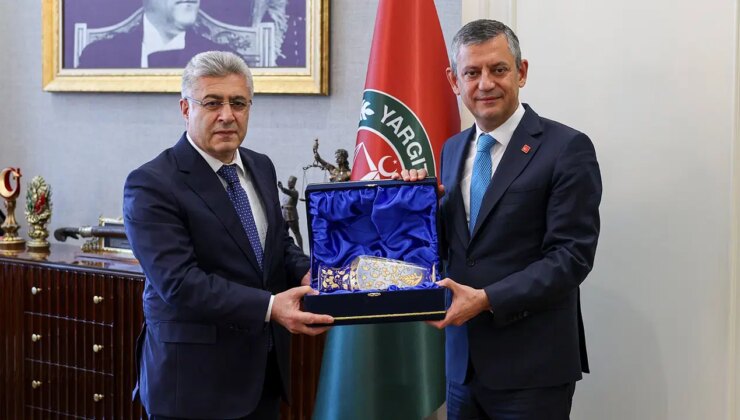 CHP Genel Başkanı Özgür Özel, Yargıtay Cumhuriyet Başsavcısı Şentürk’ü ziyaret etti