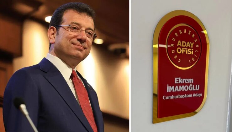 CHP’nin Cumhurbaşkanı Aday Ofisi Ankara’da açılıyor: İmamoğlu’nun ofisinin girişindeki isimliği paylaşıldı