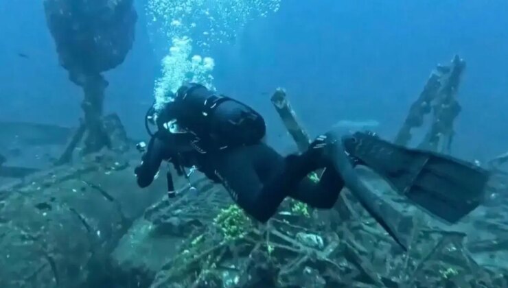 Denizin altında 225 yıllık sır ortaya çıktı