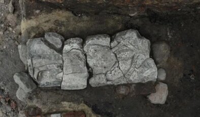 Dondurmacının altından şövalye mezarı çıktı