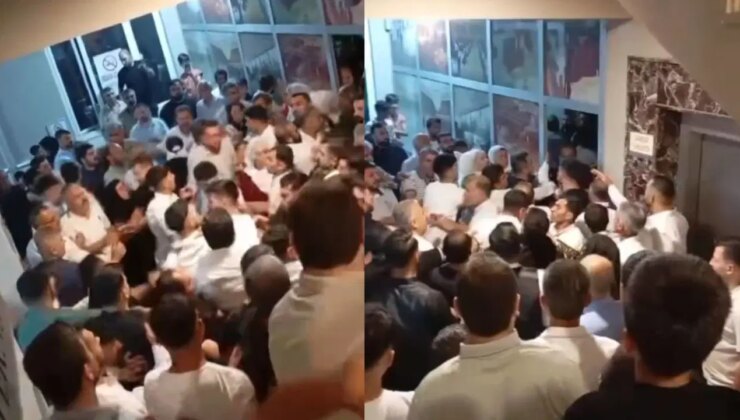 Düğünde taraflar birbirine girdi, ortalık savaş alanına döndü!