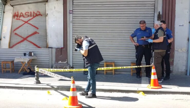 Dükkanına ‘hasım’ yazan kişiye kurşun yağdırdı!