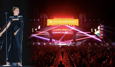 Ebru Yaşar Bodrum’da sahne aldı