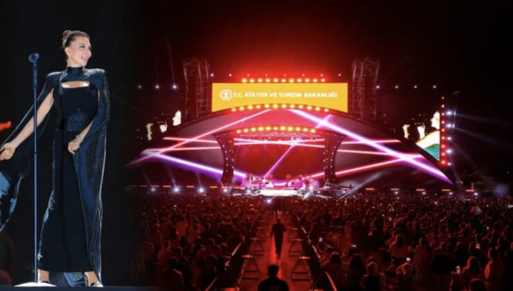 Ebru Yaşar Bodrum’da sahne aldı