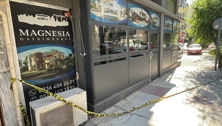 Emlak ofisinde silahlar patladı: Ölü ve yaralılar var!