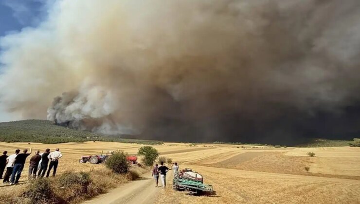 Eskişehir’de ormanlık alanda korkutan yangın: Orman Bölge Müdürü ve müdahale ekibi alevlerin arasında kaldı!