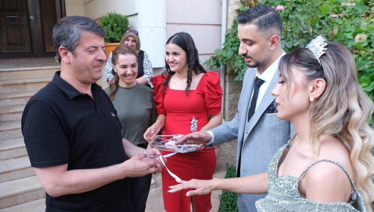 Ev hapsindeki Abdurrahman Tutdere ‘nişan yüzüğü’ taktı