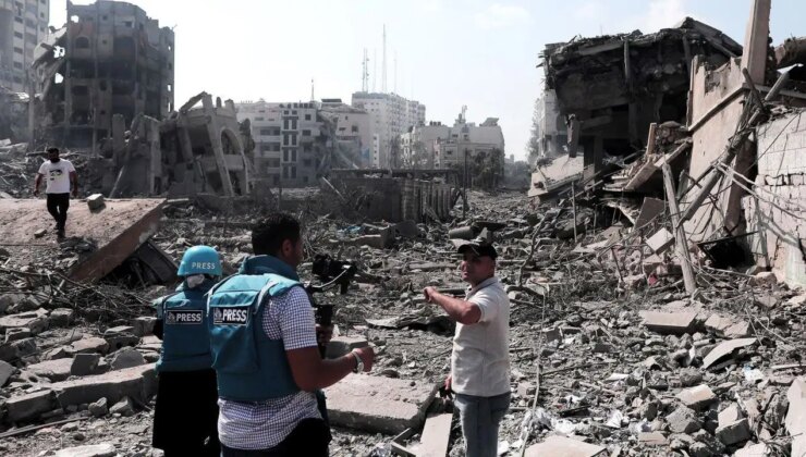 Gazze’de gazeteciler açlık grevine başladı