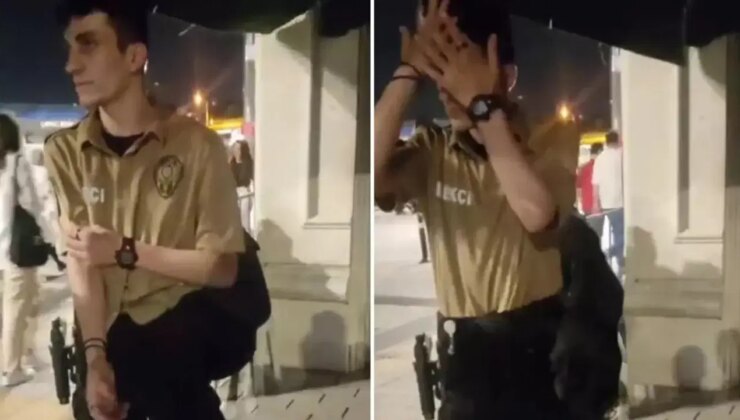 Gece yarısı bir garip olay: Bekçi, bekçiyi yakaladı!