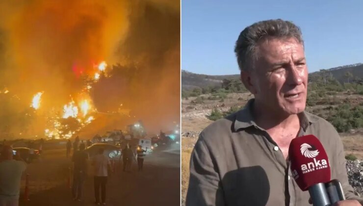 Harmancık yangını hala devam ediyor… CHP’li Sarıbal’dan dikkat çeken açıklama: ‘Yangının kaynağı da enerji nakil hatları olabilir’