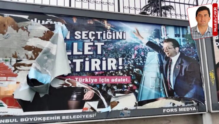 İmamoğlu’nun afişleri toplatıldı, Yerlikaya sorumluluk almadı: ‘Görev alanımızda değil’