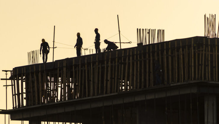 İnşaat üretimi yıllık yüzde 20,3 yükseldi