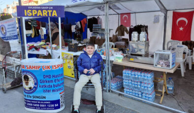 Isparta’da DMD hastası için hastaneye konulan bağış kumbarası hırsızların hedefi oldu